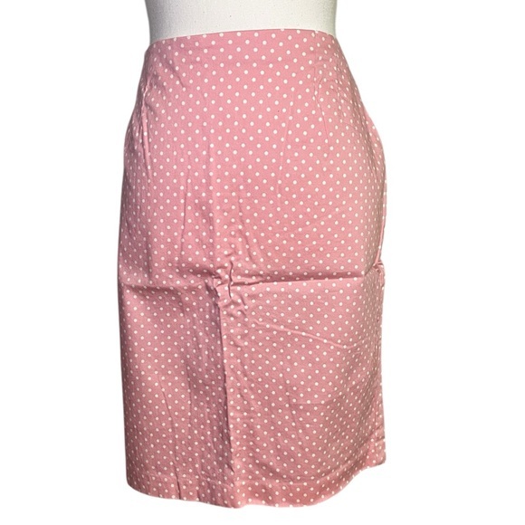 unknown Dresses & Skirts - Retro Pink & White Polka Dot High-Waisted Pencil Skirt | Y2K Barbiecore Pin-Up
